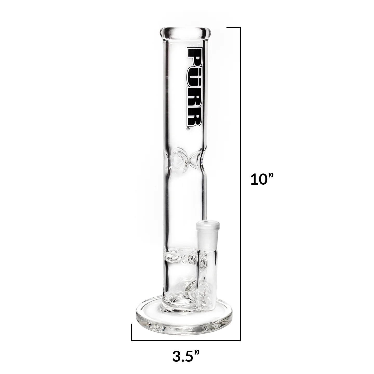 10" Turbine Straight Tube Bong - Image 7