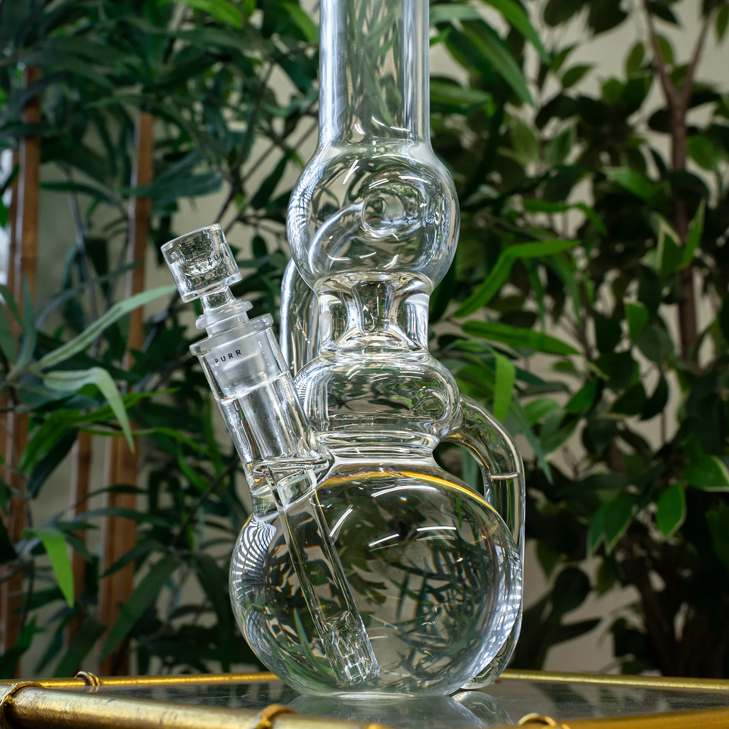 16" Triple Bubble Round Bottom Recycling Bong