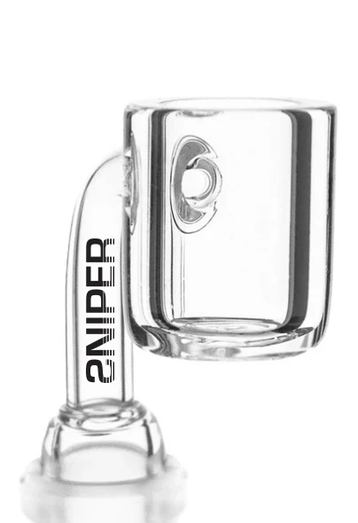 Sniper Gang Custom Logo 14mm Male Quartz Banger 90°