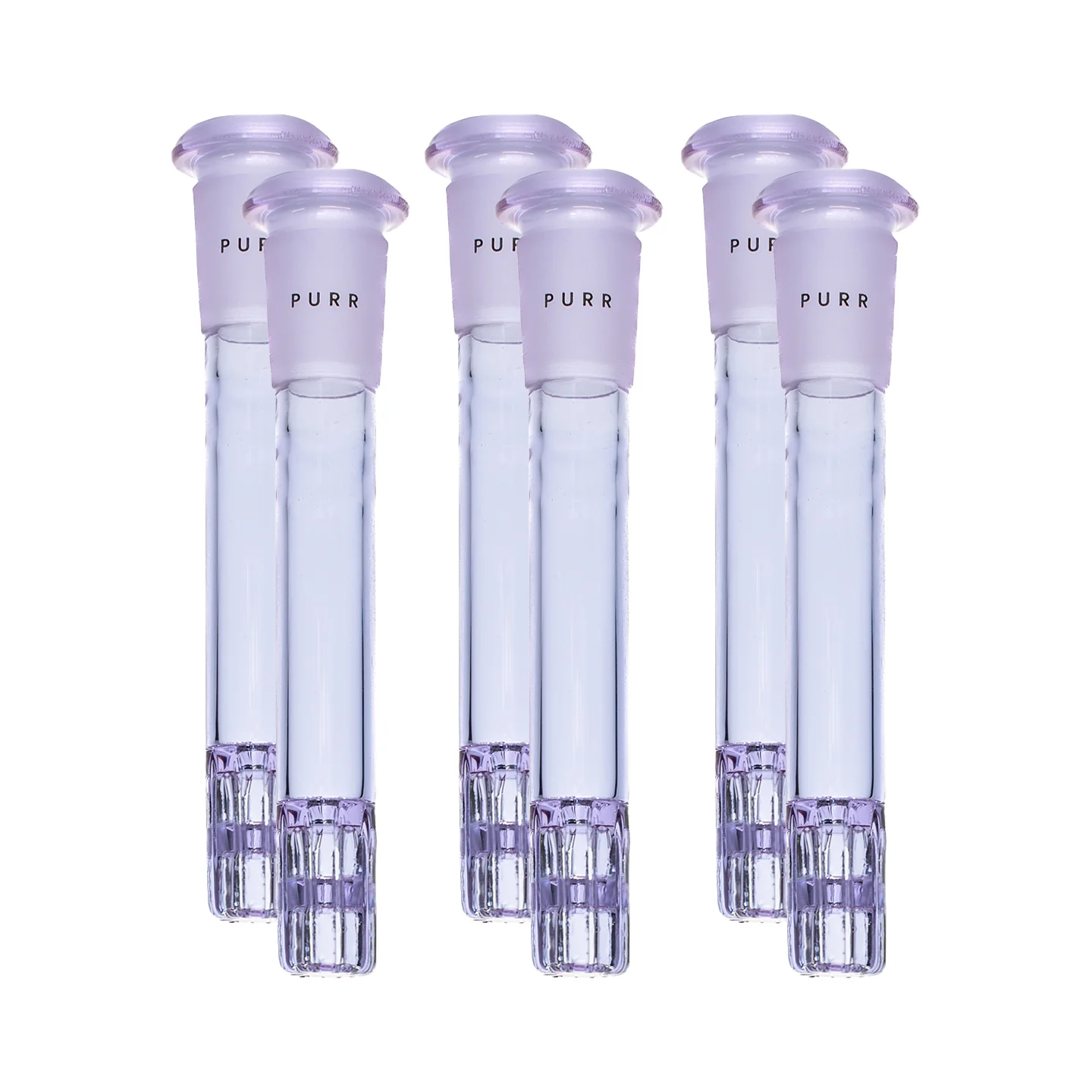14mm to 18mm Matrix Glass Downstem (6 Pack)